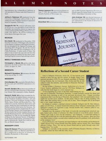 Reflections of a Second Career Student